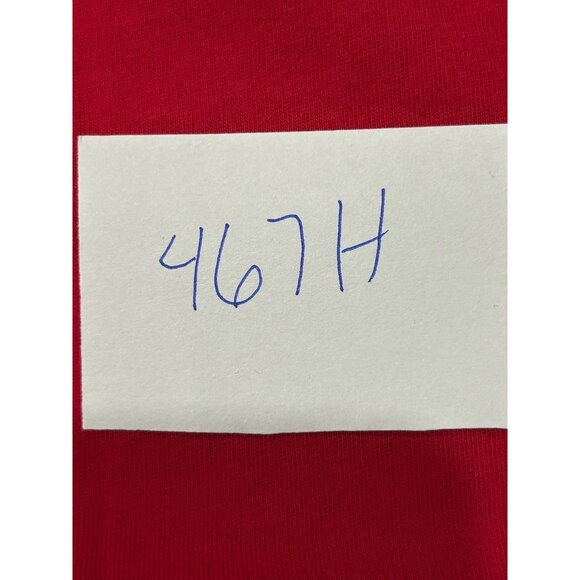 Coral Bay Womens Red Christmas Dogs Graphic V Neck T-Shirt SZ 3XL - Picture 8 of 8